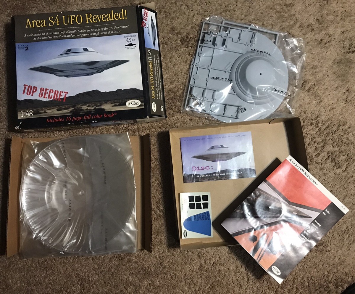 TESTORS Area S4 UFO Revealed 1:48 Scale Model Kit 576 - Sealed