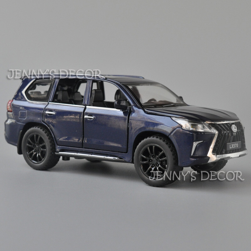 1:32 Scale Diecast Car Model Lexus LX570 SUV Pull Back Toy With