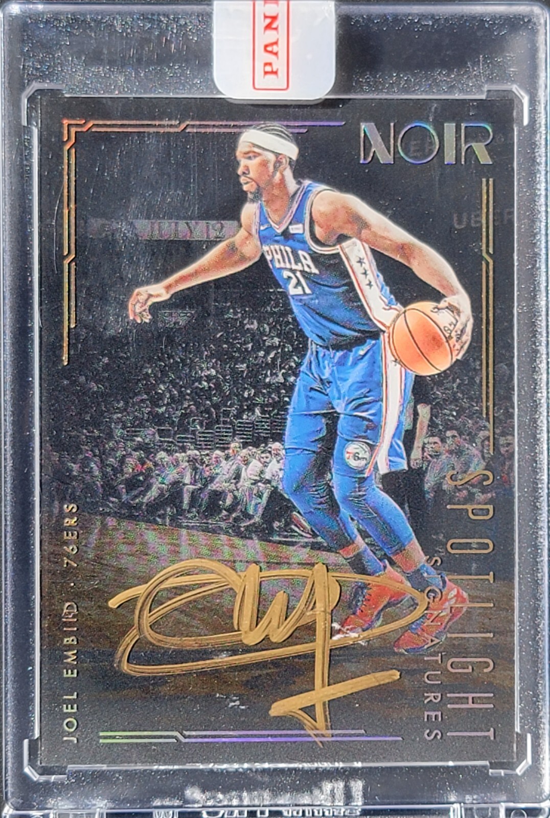 Panini Noir エンビード Embiid 直筆サインカード Auto Panini Noir