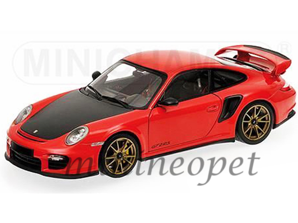 MINICHAMPS 100-069408 2011 PORSCHE 911 997 GT2 RS 1/18 RED with