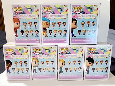 Funko Pop! BTS Dynamite Figures 7 Members #218-224 SET | eBay