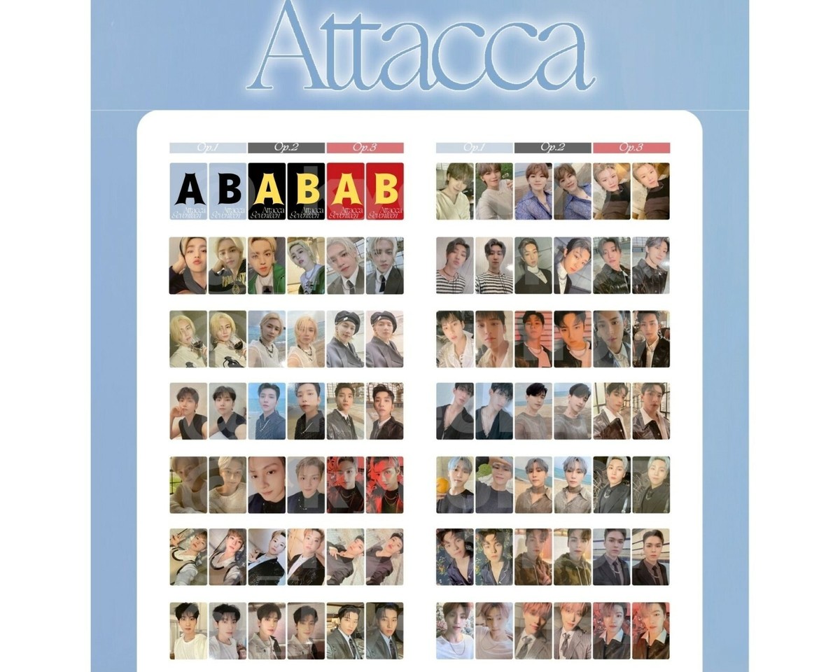 JEONGHAN SEVENTEEN - Attacca - Official Photo card Op.1 2 3 SVT