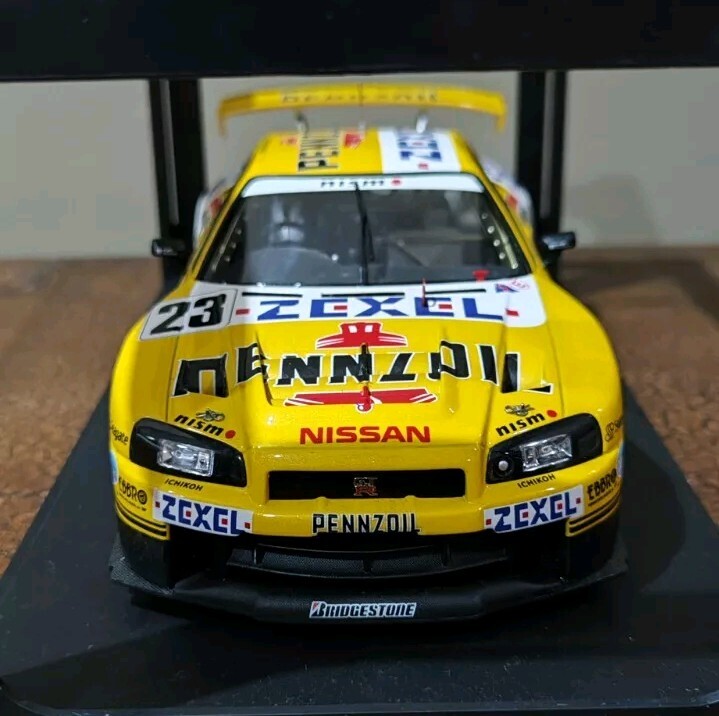 AUTOart 1/18 Nissan Skyline GT-R R34 JGTC 2001 #23 Pennzoil Zexel