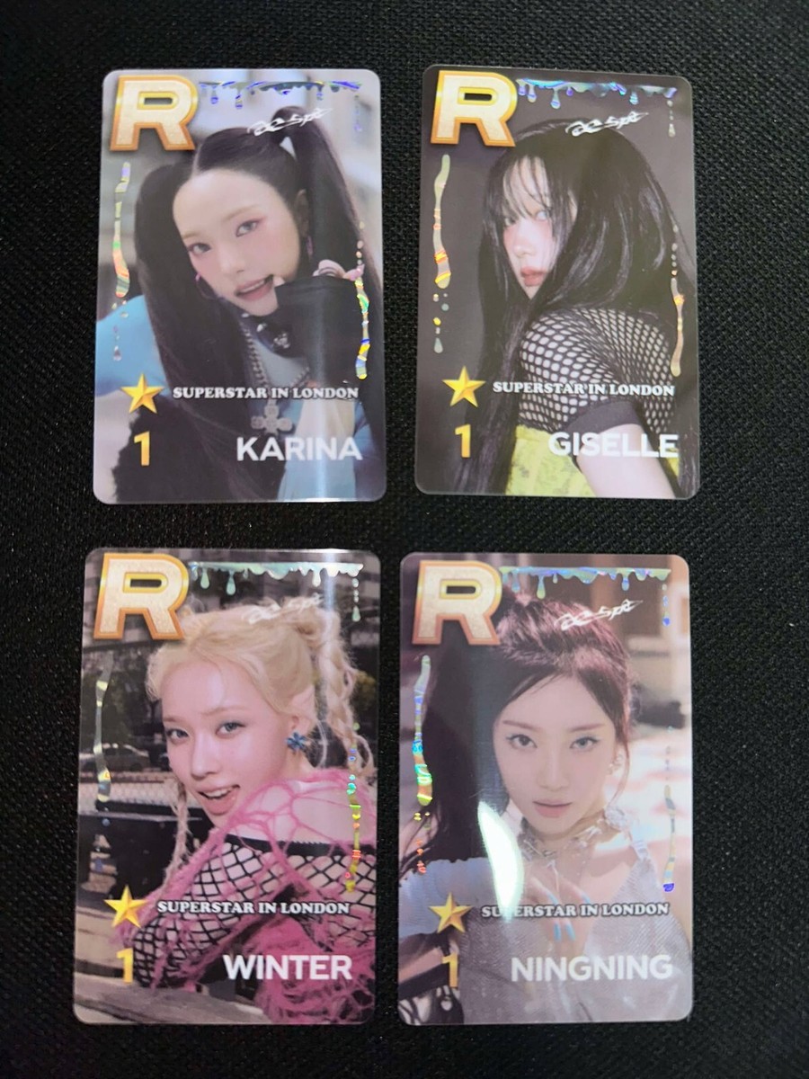AESPA OFFICIAL SUPERNOVA SUPERSTAR IN LONDON PHOTOCARD Karina