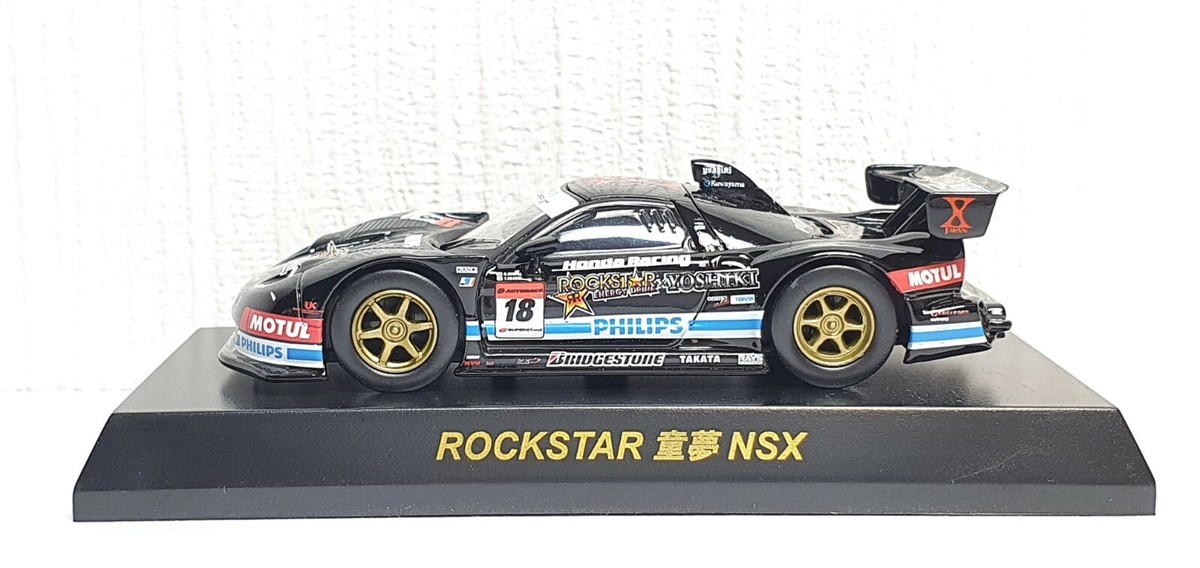 Kyosho 1/64 2009 SUPER GT GT500 HONDA ROCKSTAR DOME NSX #18