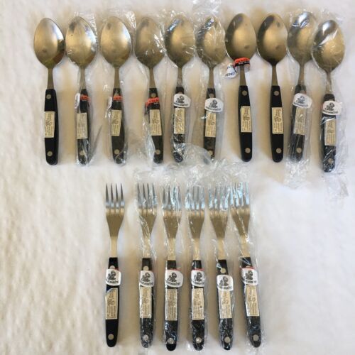 HARTVER GOLDET 23/24 K Gold Plated Flatware Fork, Spoon, & Tong