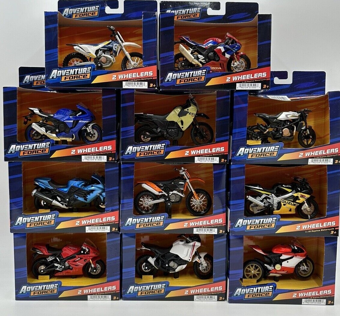 Maisto Adventure Force 1:18 Diecast Motorcycle Bike New Choose