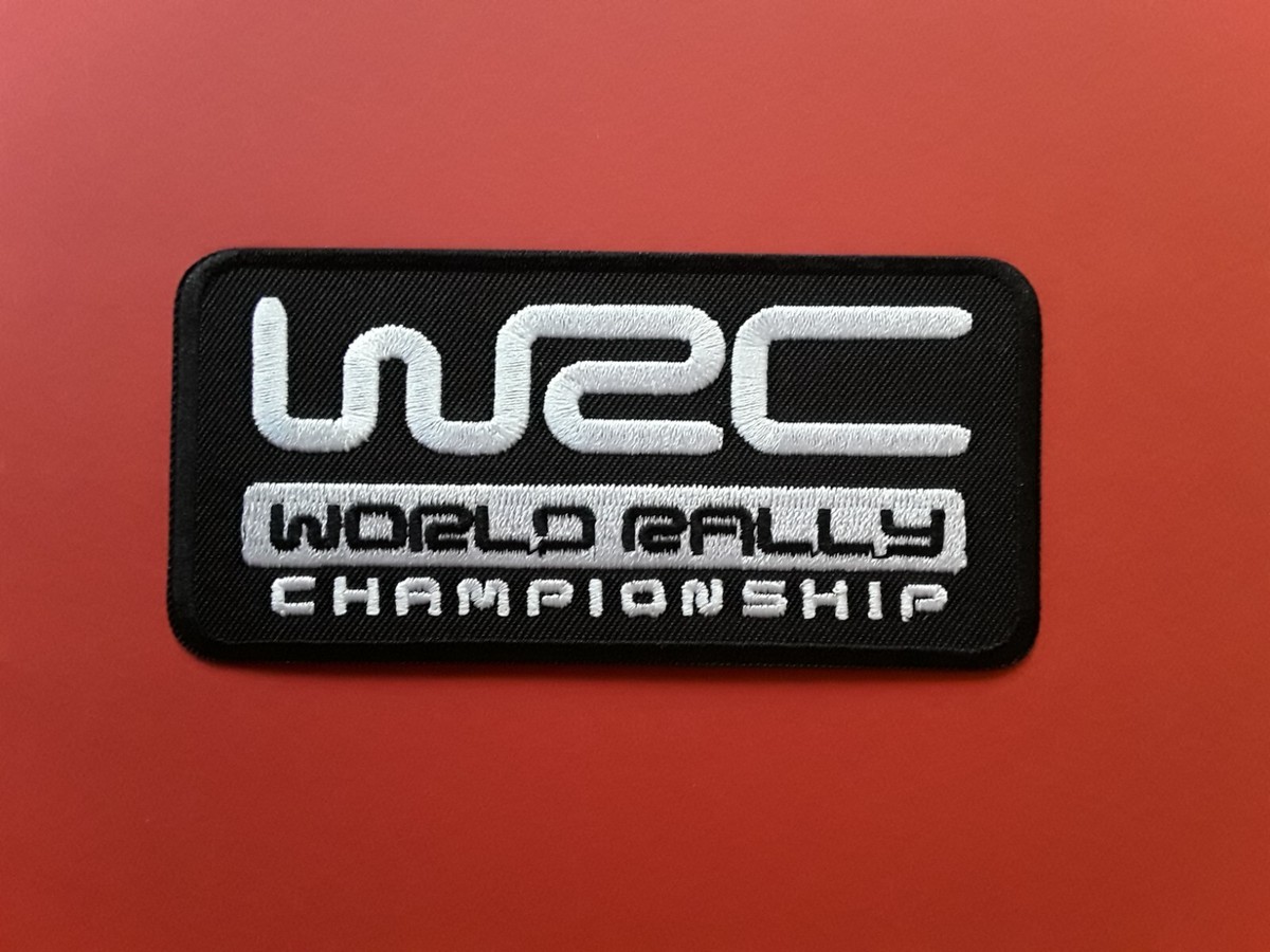 WRC WORLD RALLY CHAMPIONSHIP MOTORSPORT RACING EMBROIDERED PATCH