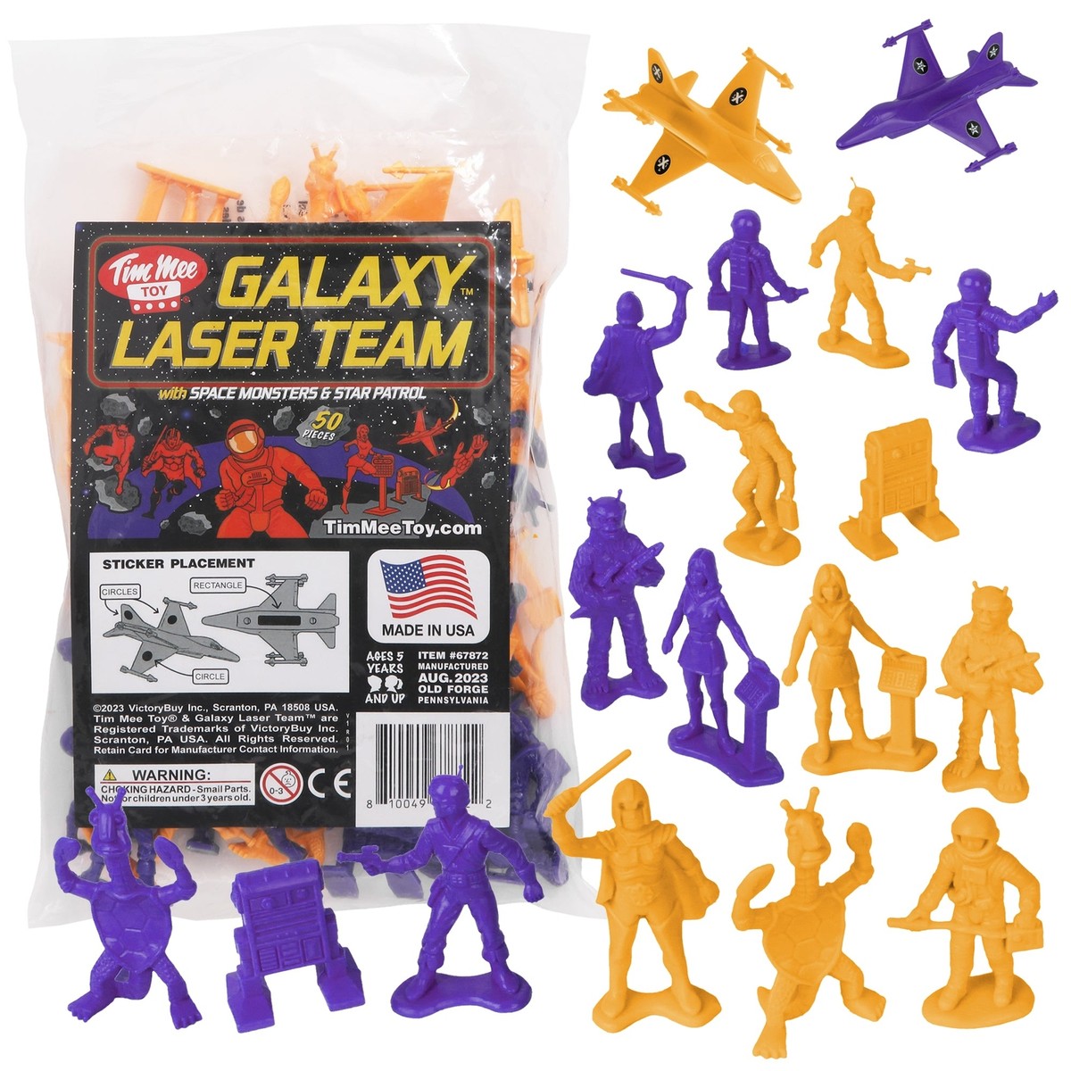 TimMee Processed Plastic GALAXY LASER TEAM Tim Mee STAR PATROL