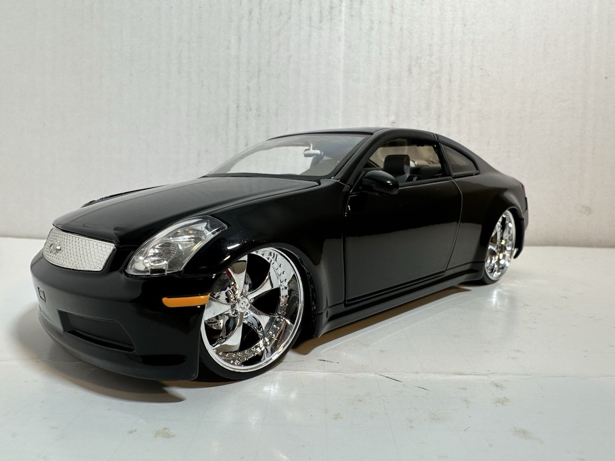 JADA DUB CITY INFINITI G35 BLACK 1:24 DIECAST MODEL CAR NEW NO BOX