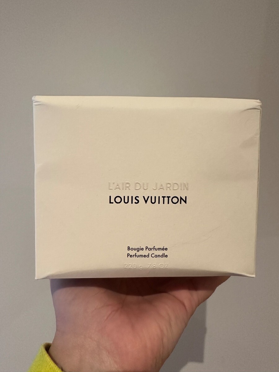 NIB AUTH LOUIS VUITTON L'AIR DU JARDIN FRAGRANCE CANDLE | eBay