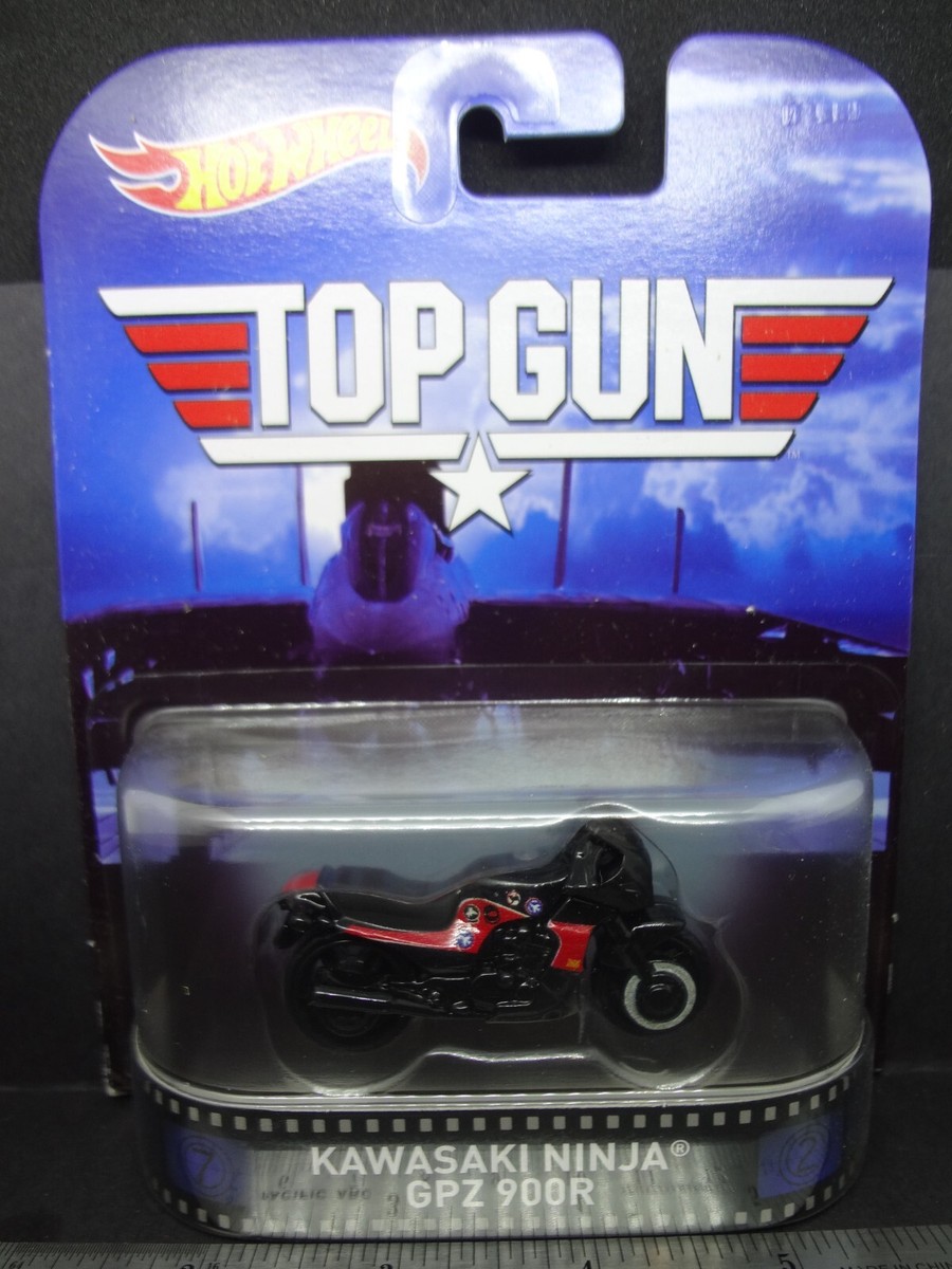 HW Hot Wheels Kawasaki Ninja GPZ 900R Top Gun Retro Entertainment