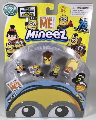 Despicable Me Mineez 6 Figure Pack Minions Series 1 | eBay