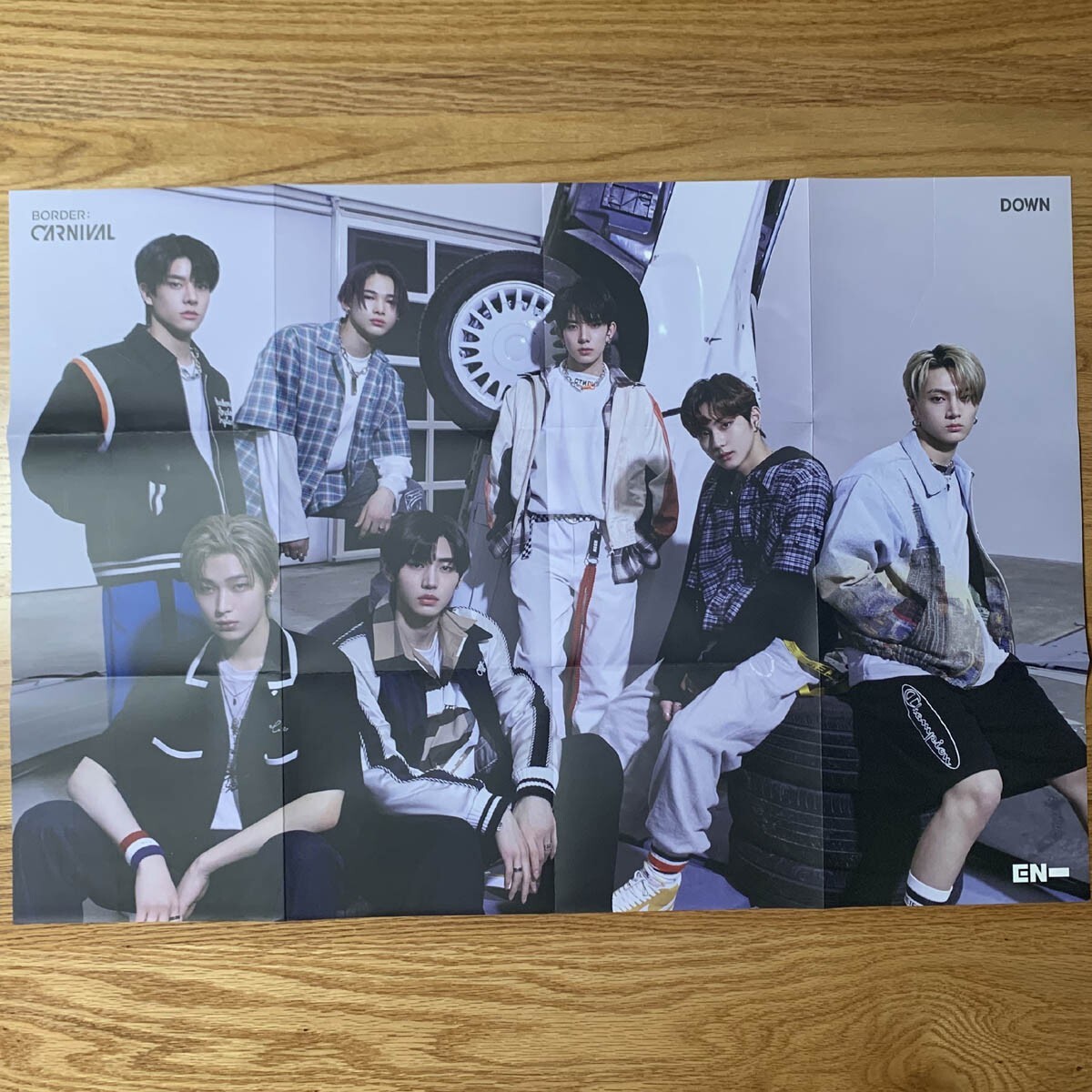 Group Official Folded Poster Enhypen Border : Carnival Kpop