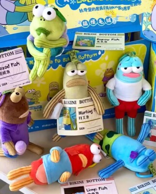 Genuine POP MART Bikini Bottom Buddies Series Confirmed Blind Box