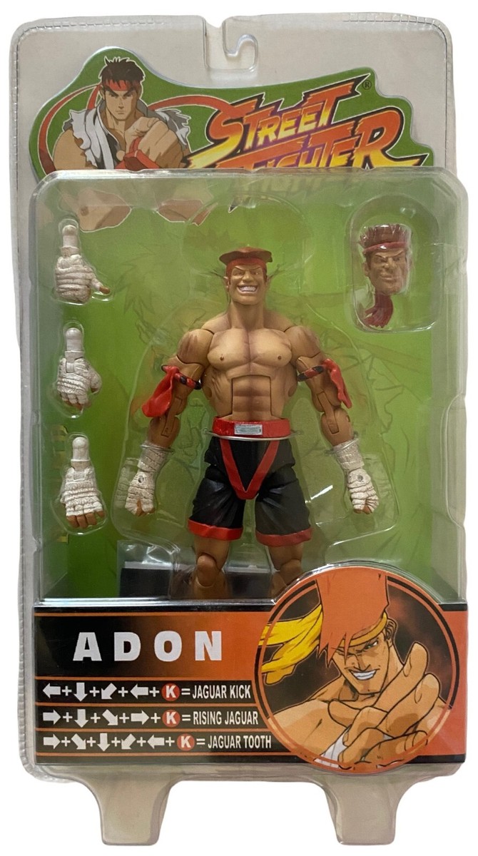 SOTA Street Fighter Round 3 Player 1 Adon Black & Red Variant