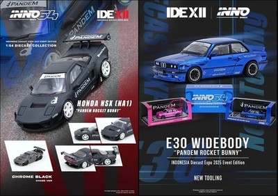 INNO64 PANDEM ROCKET BUNNY HONDA NSX NA1 & BMW E30 INDONESIA