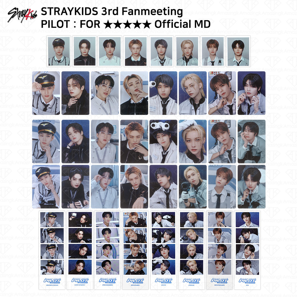 Stray Kids Fanmeeting PILOT Official MD Collect Book Photocard Box