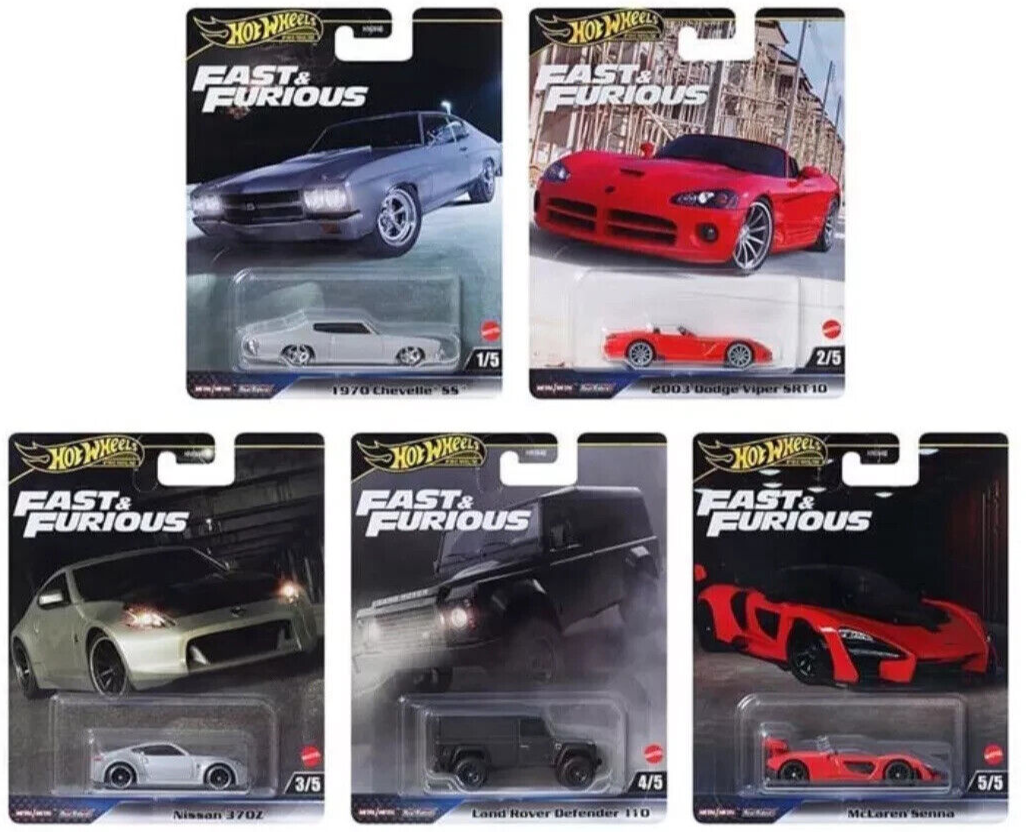 Hot Wheels FAST & FURIOUS 2025 MIX 1 PREMIUM SET NISSAN370Z