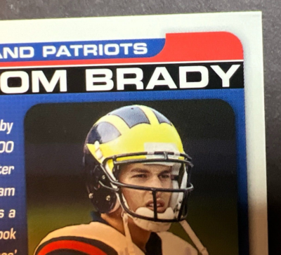 Tom Brady - 2000 Pacific Paramount Rookie Card #138 (Excellent