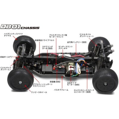 Tamiya 1/10 Electric RC Car Series No.395 DB01 Durga Off-Road
