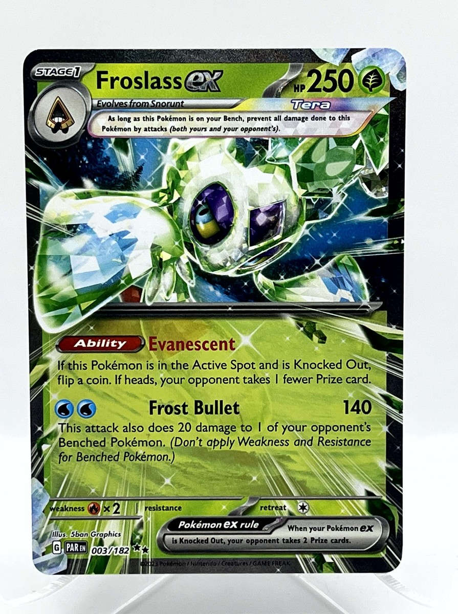 Froslass EX 003/182 Paradox Rift Holo Double Rare Pokemon TCG Card