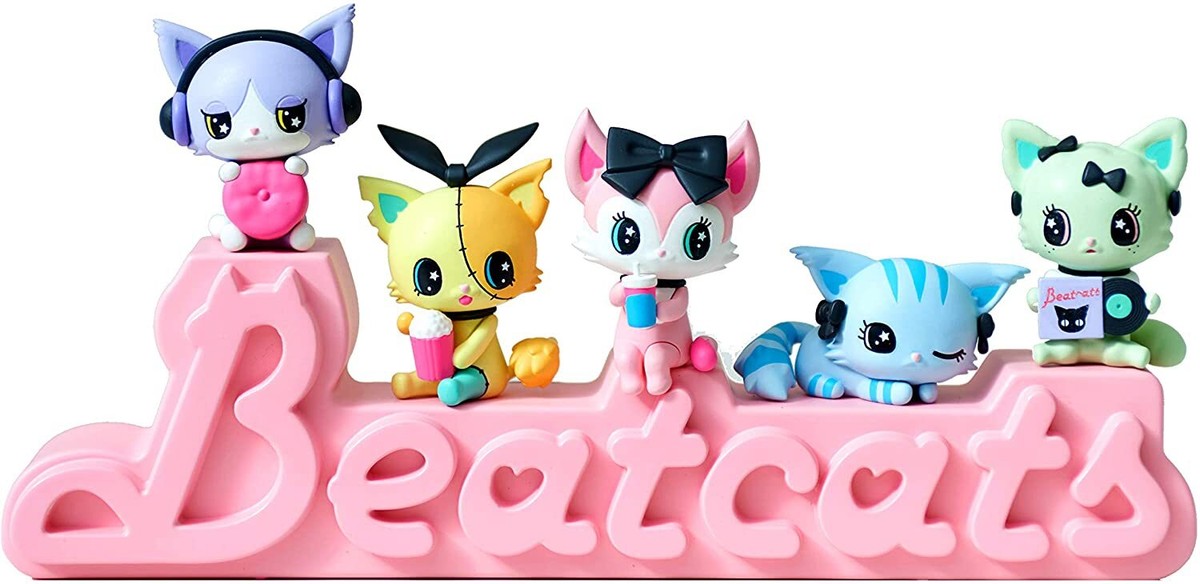 Beatcats TABLE COLLECTION Figure Set Layla Mia Chelsea Emma Rico