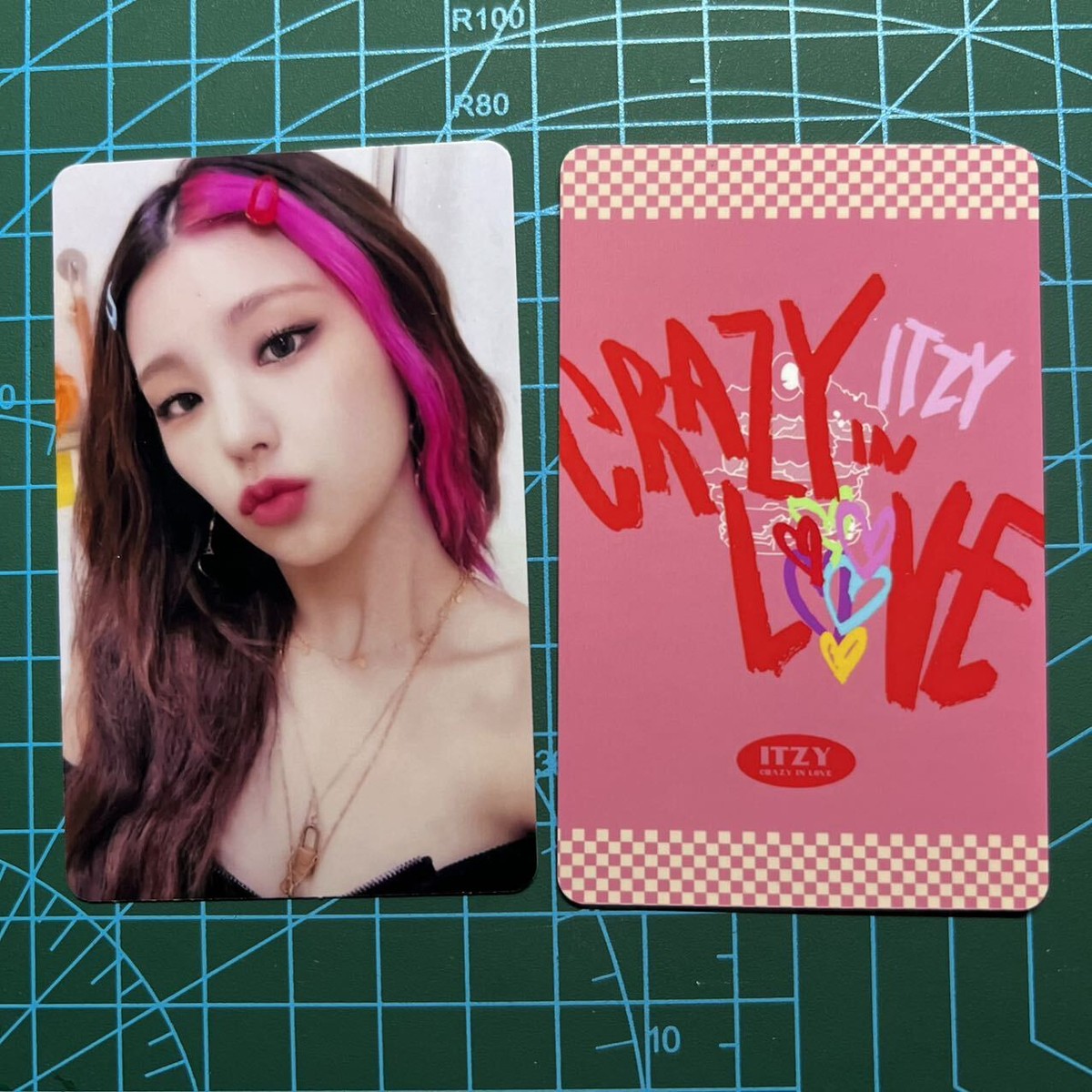 ITZY photocard crazy in love loco Yeji Yuna Ryujin lia chaeyo
