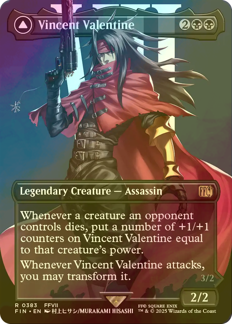 MTG FOIL Vincent Valentine No.383 (Full Art ) English | eBay