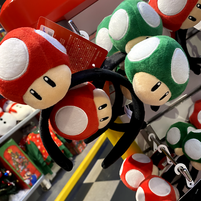 Super Nintendo World TM Limited Headband with 2 Toads Cosplay USJ