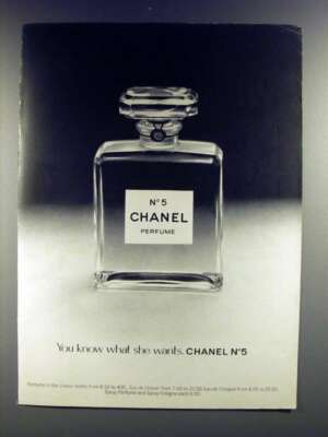1973 Chanel No 5 Perfume Ad - You Know She Wants | eBay