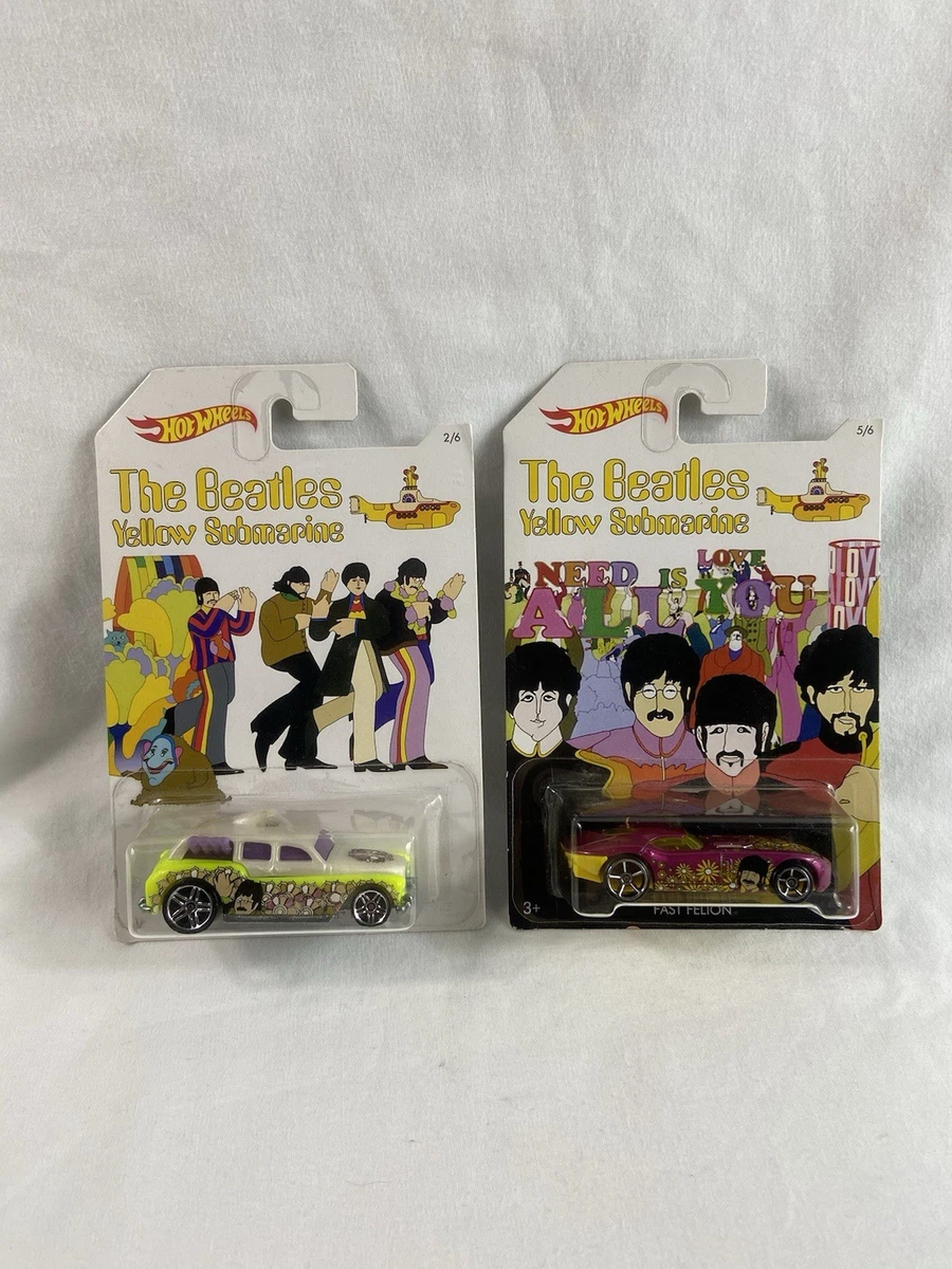 Hot Wheels The Beatles Yellow Submarine Contemporary Diecast Cars