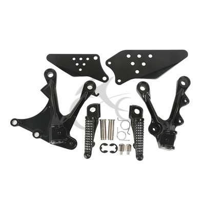 Front Footrest Foot Pegs Bracket Fit For Kawasaki Ninja ZX6R 05-08