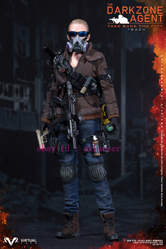 Vts Toys 1/6 Vm-019 The Darkzone Agent Tracy Action Figure Toy