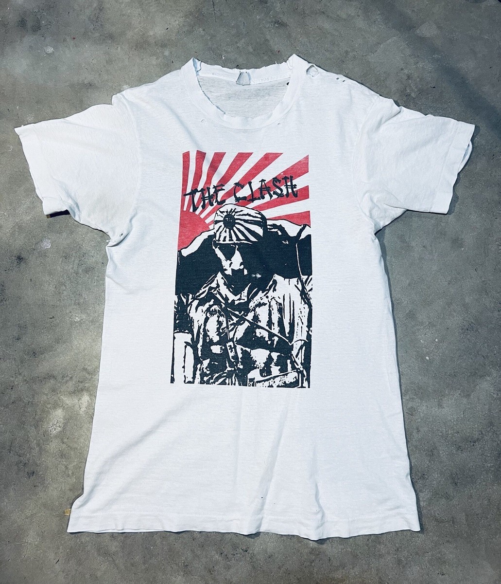 Vtg The Clash Kamikaze T shirt rare 70s Rising Sun | eBay