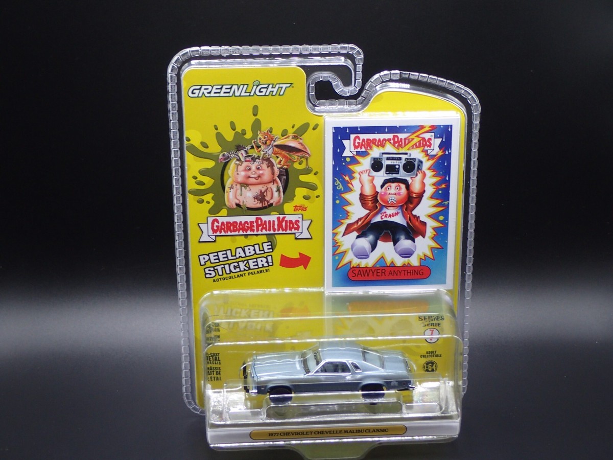 2025 GREENLIGHT 1977 CHEVROLET CHEVELLE MALIBU GARBAGE PAIL KIDS