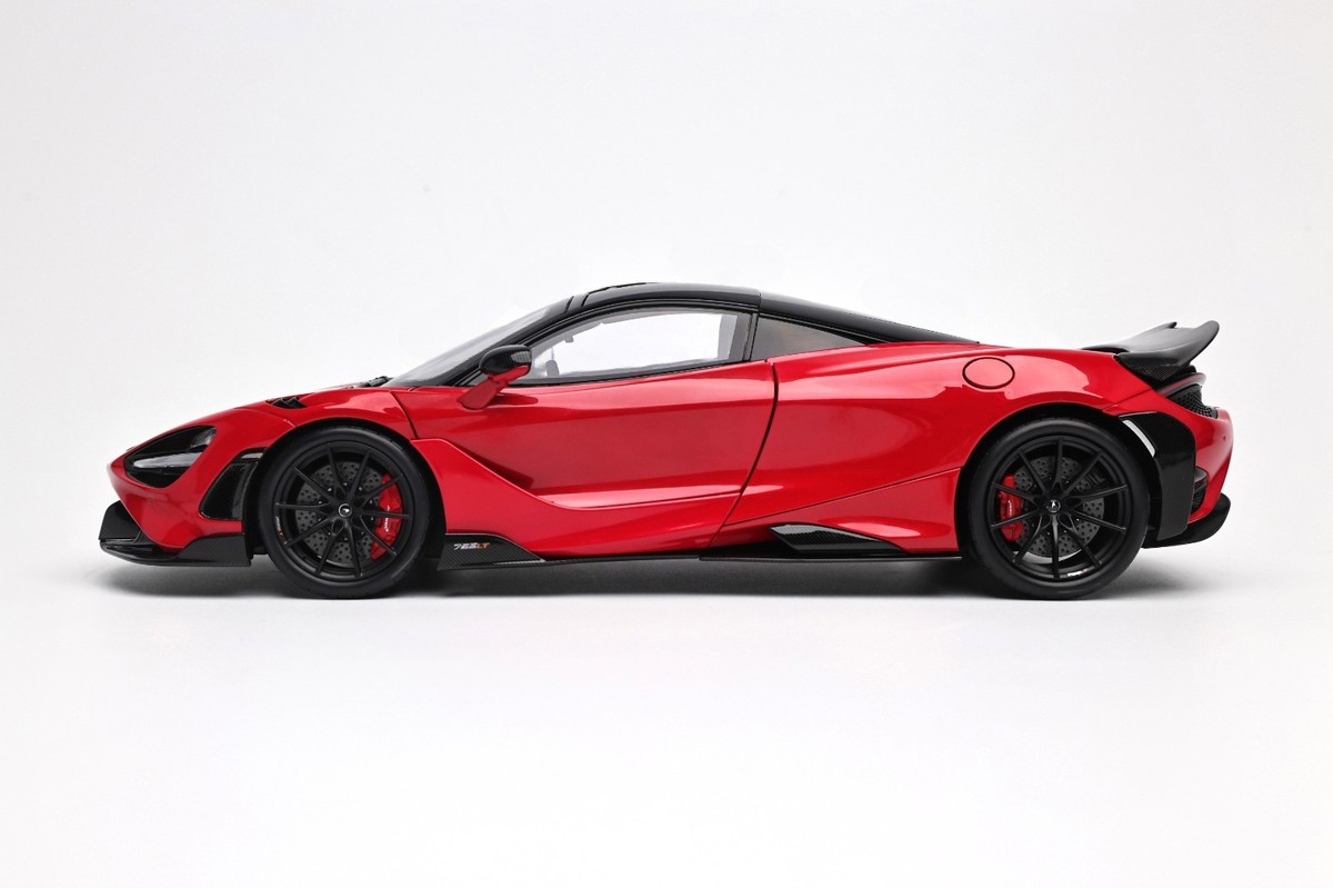 HPD 18006 1:18 McLAREN 765LT (VERMILLION RED & CARBON FIBER) L.E.