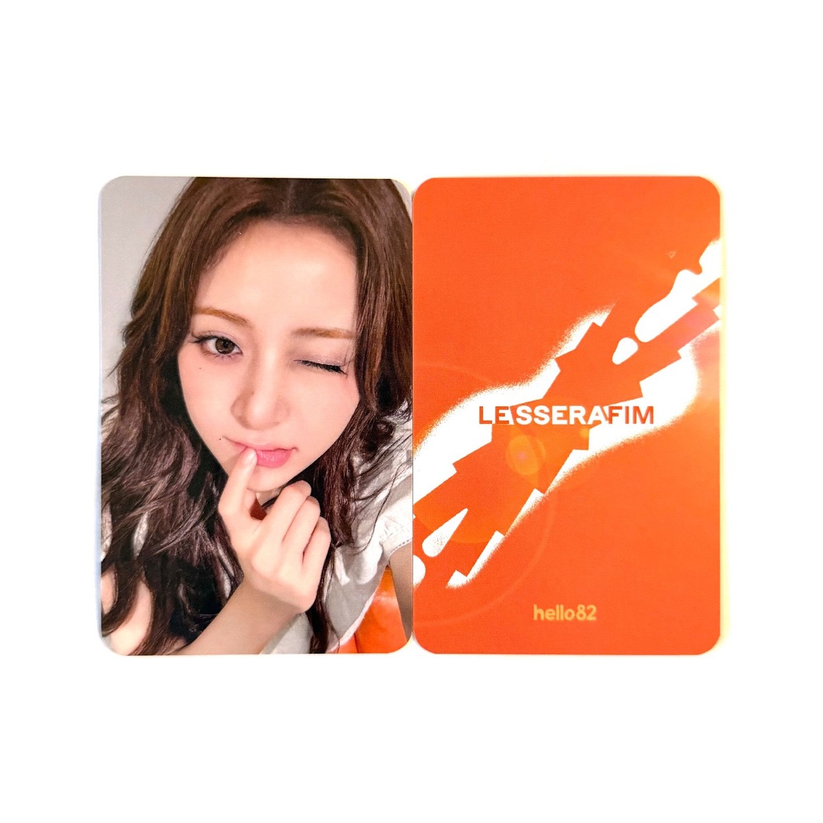 LE SSERAFIM] hello82 NYC Fansign Event Exclusive Photocard Oopsie