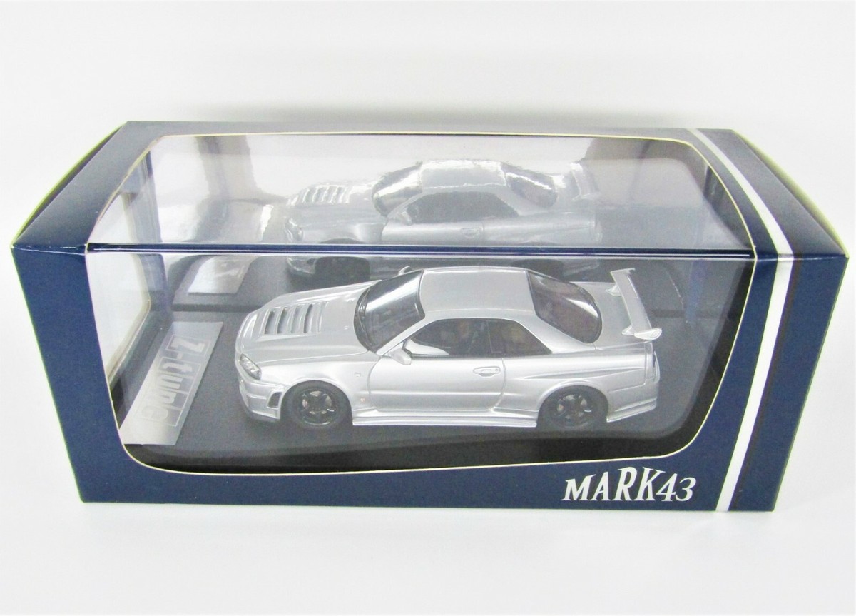 1:43 Mark43 Nissan Skyline GT-R R34 Z-tune NISMO Silver PM4345S