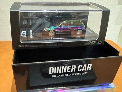 INNO64 1:64 Honda Civic EF9 Magic Chrome TDE Thailand Diecast Expo