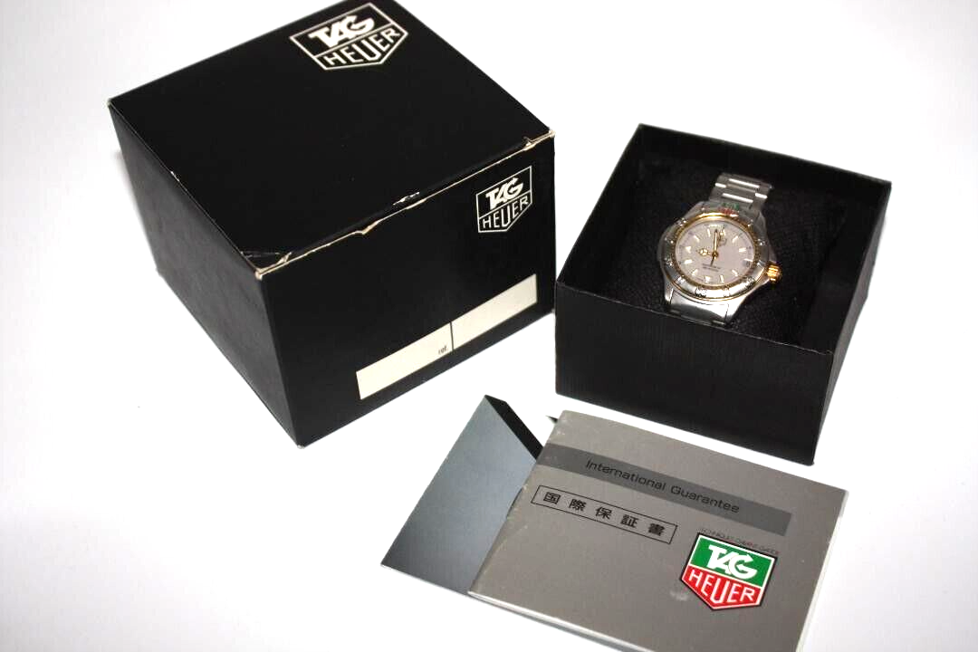 Vintage TAG HEUER 4000 695.713KA Automatic 34mm Unisex Watch W/Box