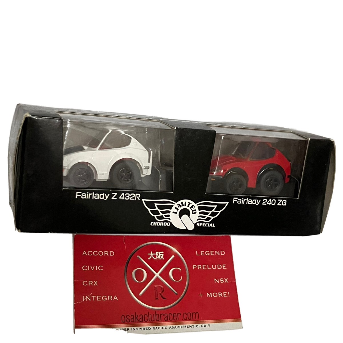 Rare Choro Q Nissan Fairlady Z432 R 240ZG Toy Car Set Of 2 Takara