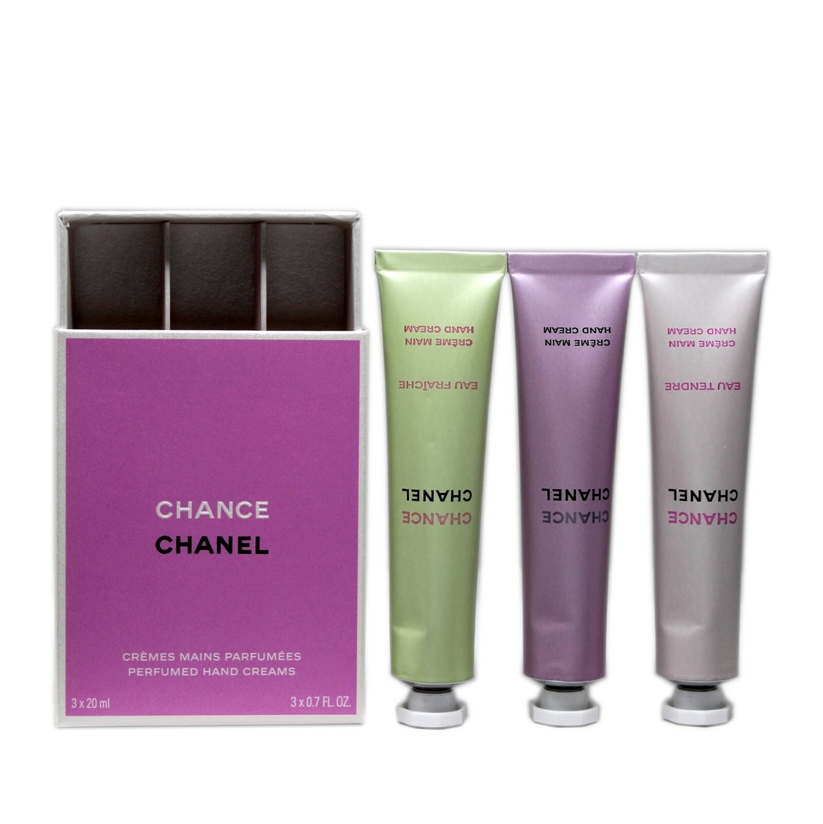 CHANEL CHANCE Perfumed Hand Creams Set Trio LIMITED-EDITION for