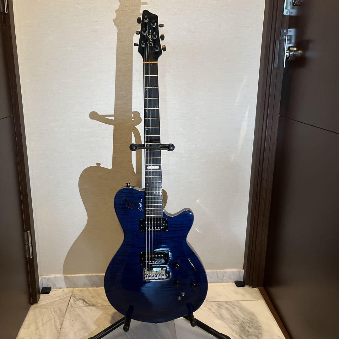 Electric Guitar Godin LGXT Trans Blue S/N 08394127 Maintained with