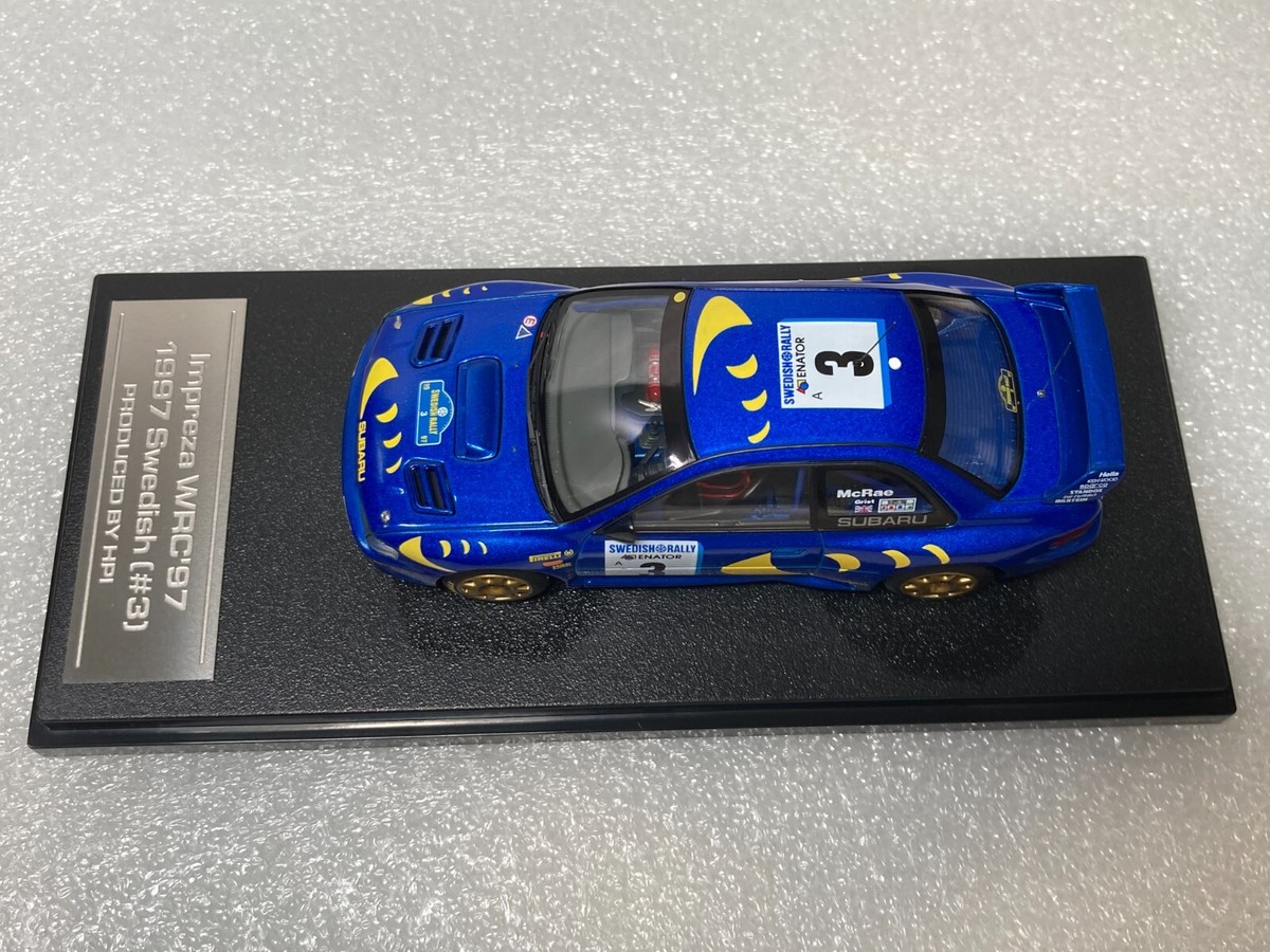 HPI Racing 1/43 8595 SUBARU Impreza WRC'97 (#3) 1997 Swedish Colin
