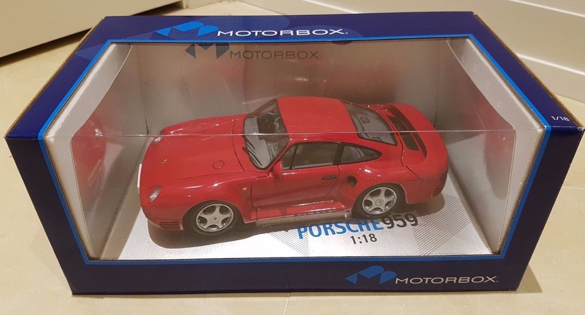 1986 PORSCHE 959 RED 1:18 by MOTORBOX EXOTO BRAND NEW IN BOX | eBay