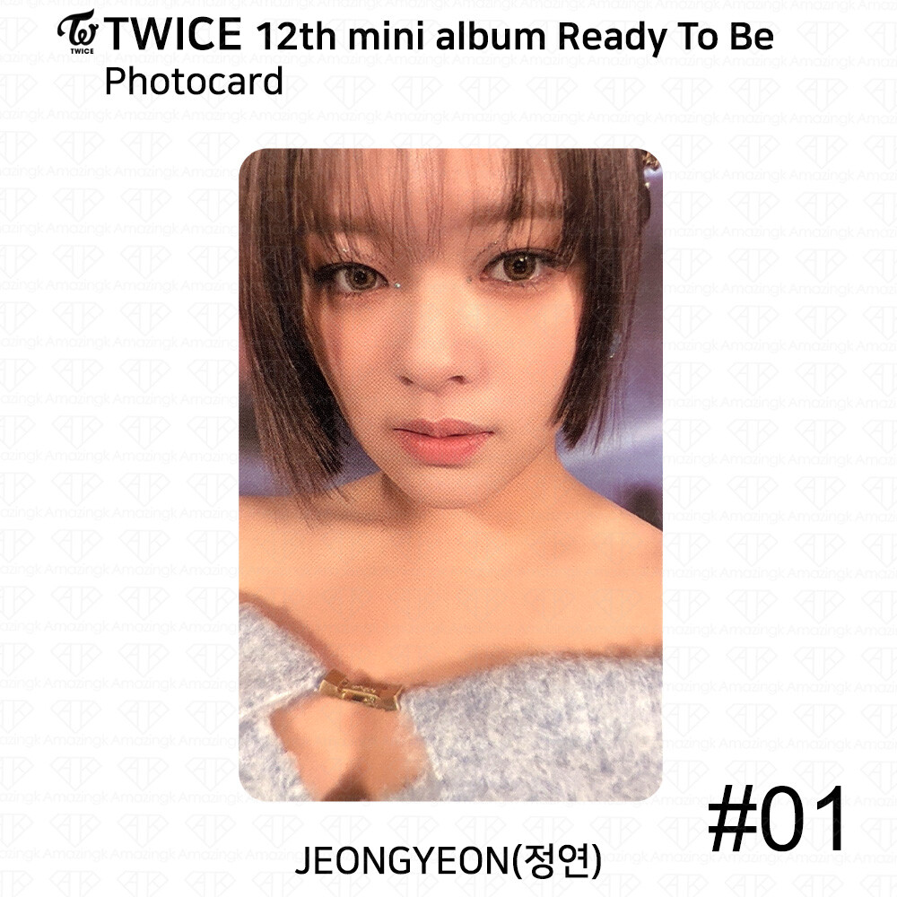 TWICE 12th Mini Album Ready To Be Photocard Message Card Postcard