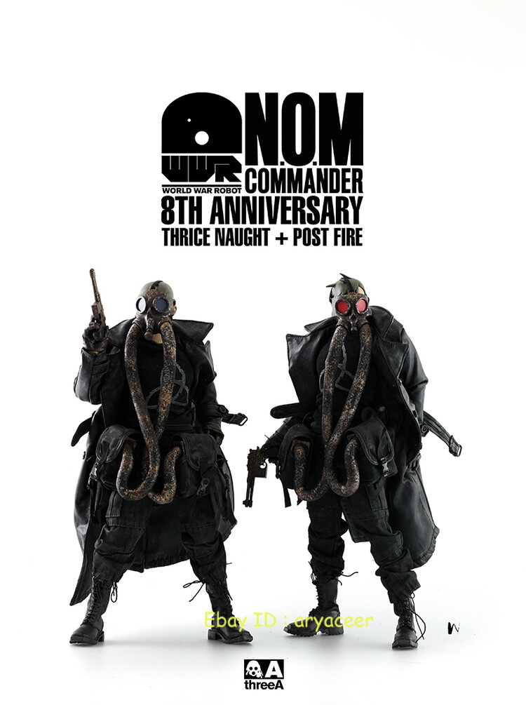 ThreeA 3A Toys 1/6 Nom Commander Thrice Naught + Post Fire Figure