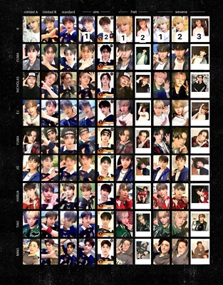 ANDTEAM &TEAM 1st FULL ALBUM FIRST HOWLING: NOW PHOTOCARD ALBUM