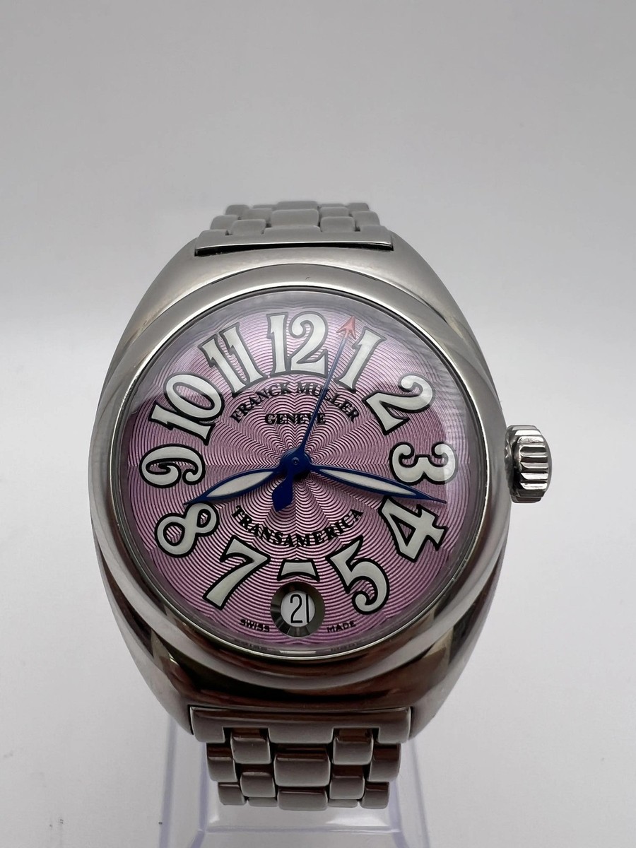 Franck Muller Transamerica 2000L 32mm Stainless Steel Purple